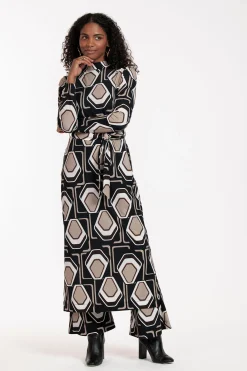 Ginger graphic flair trousers -|Studio Anneloes Best