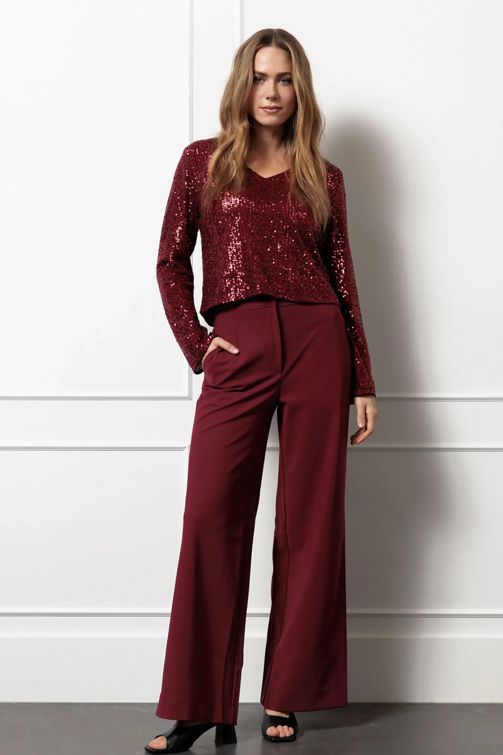 Holly bonded trousers -|Studio Anneloes Hot