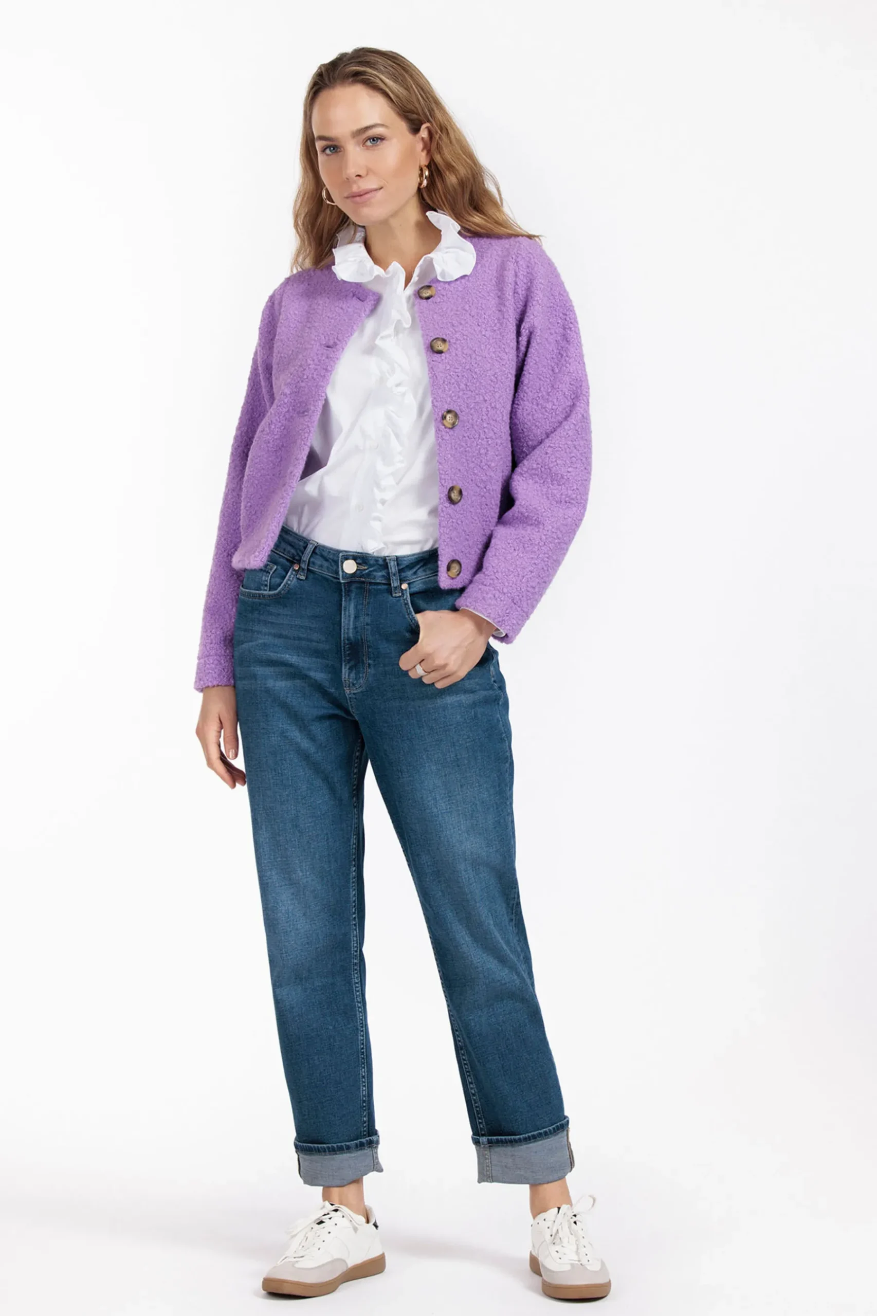 Idette poplin blouse -|Studio Anneloes Hot