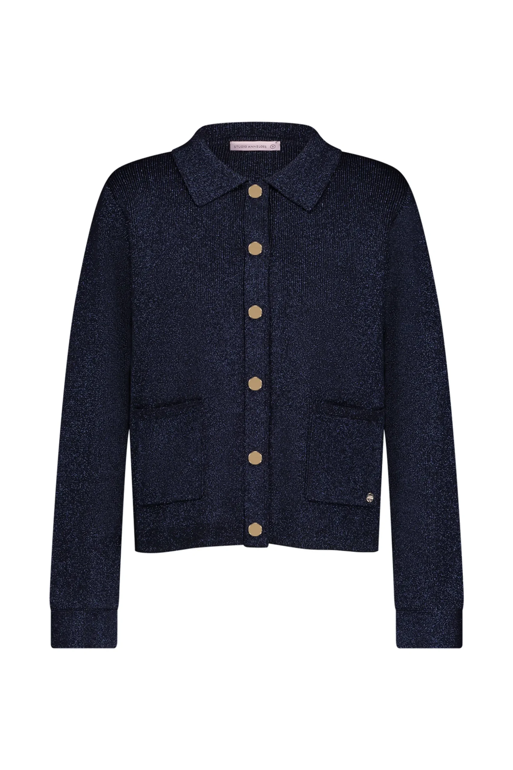 Imke lurex cardigan -|Studio Anneloes Fashion