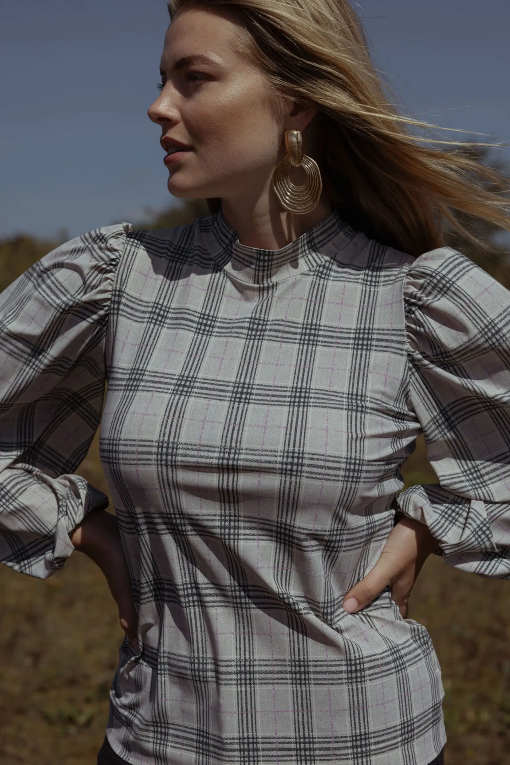 Ines check top -|Studio Anneloes Fashion