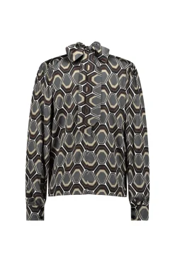 Inzie graphic blouse -|Studio Anneloes Clearance