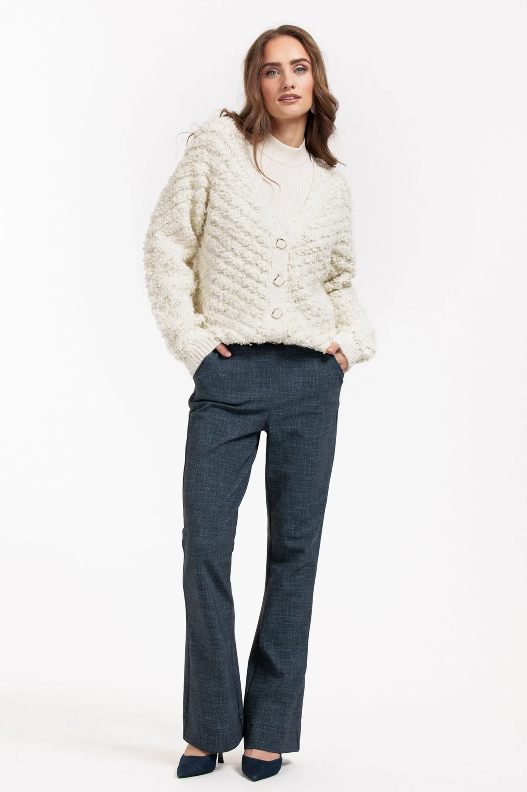 Iris chunky glitter cardigan -|Studio Anneloes Online
