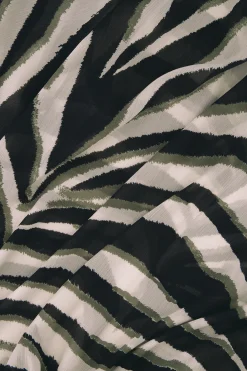 Izza zebra crepe top -|Studio Anneloes Sale