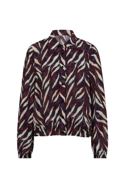 Jonny leaves crepe blouse -|Studio Anneloes Fashion