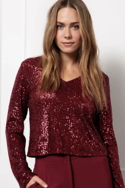 Julia 2way sequins top -|Studio Anneloes Discount