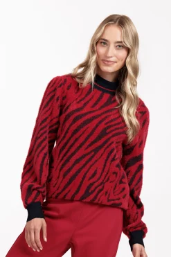 June zebra pullover -|Studio Anneloes Fashion