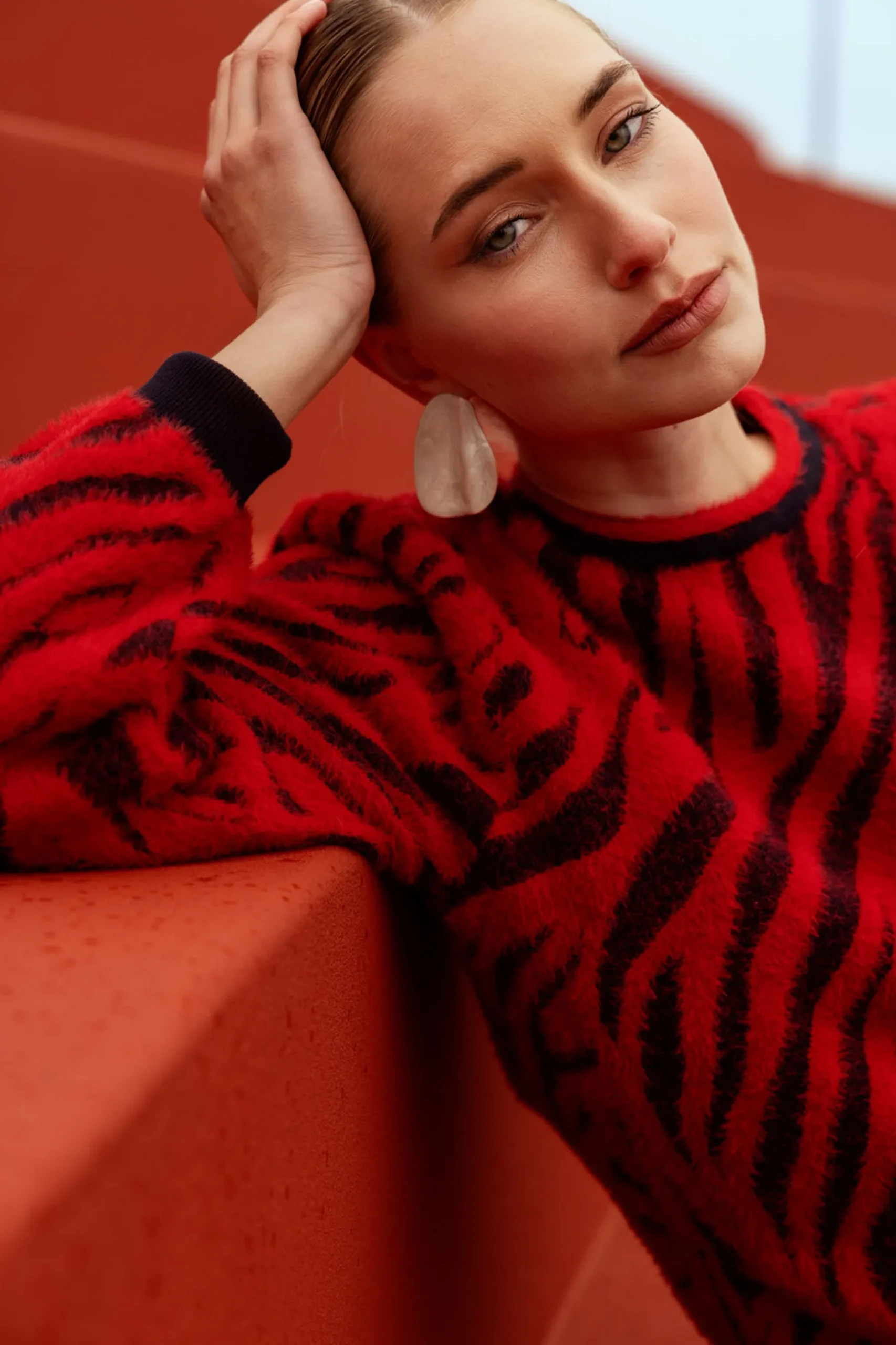 June zebra pullover -|Studio Anneloes Fashion
