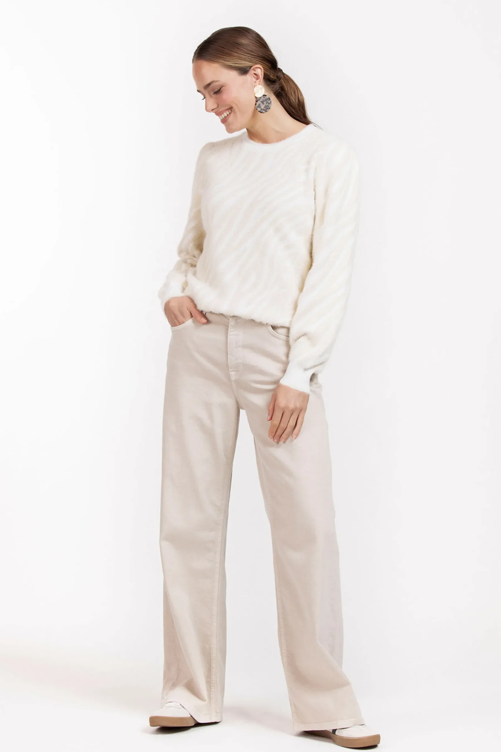June zebra pullover -|Studio Anneloes Sale