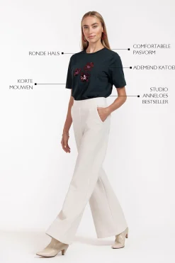 Klaasje flower tshirt -|Studio Anneloes Best