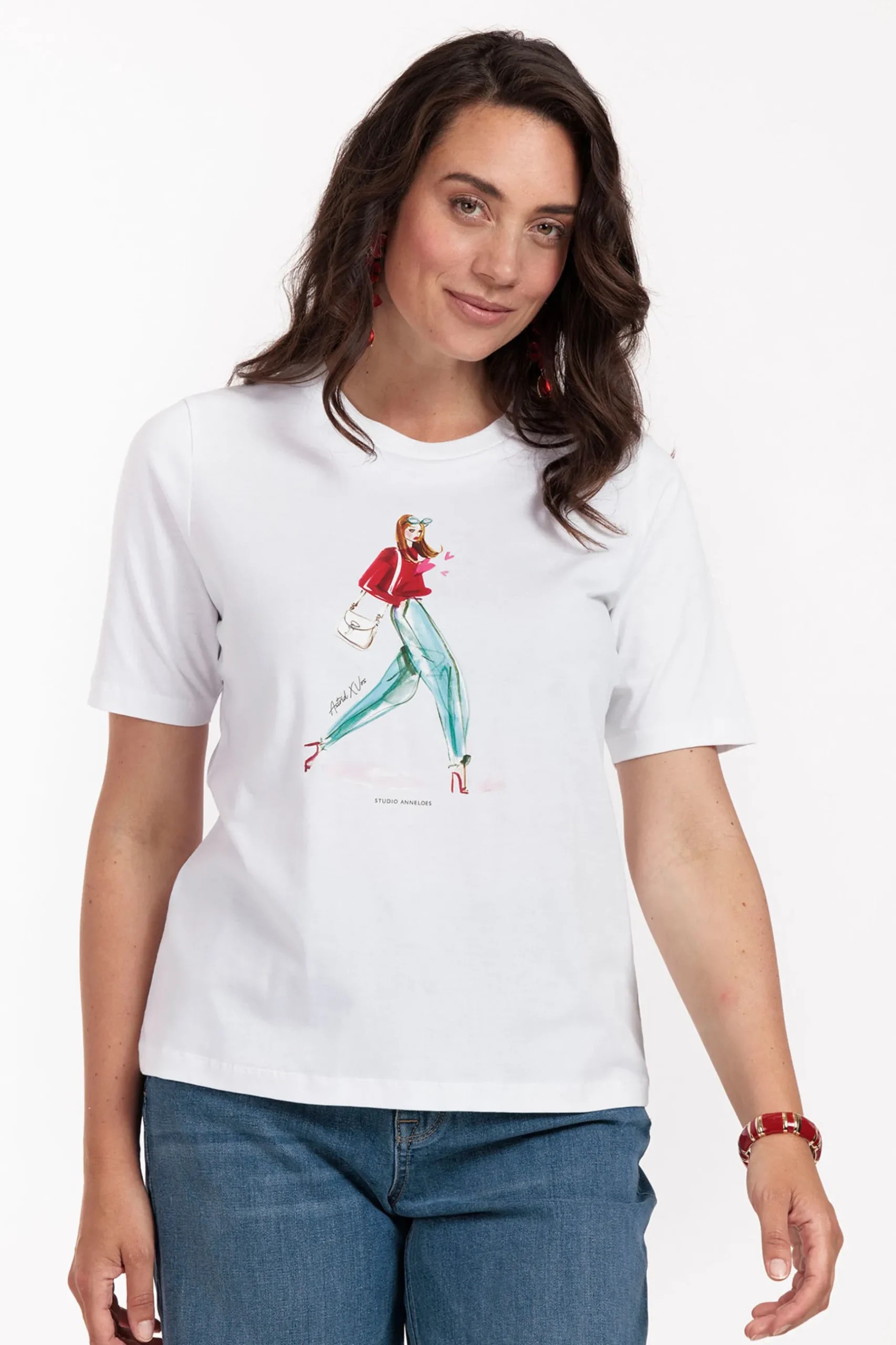 Klaasje print tshirt -|Studio Anneloes Sale