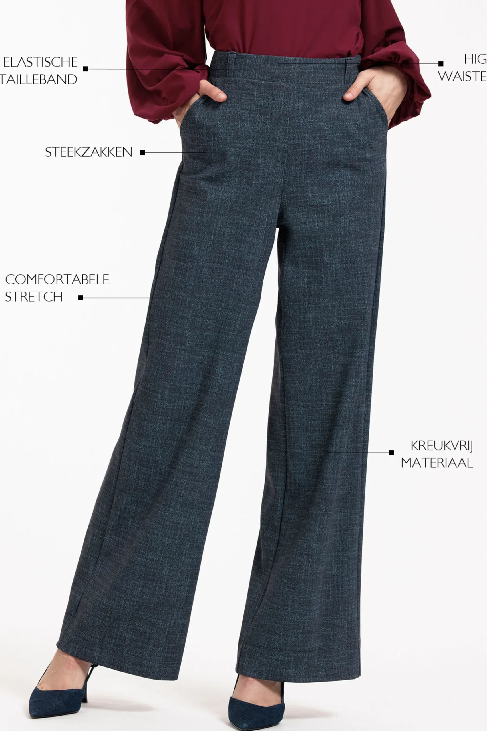 Lexie bnd dnm tweed trousers -|Studio Anneloes Discount