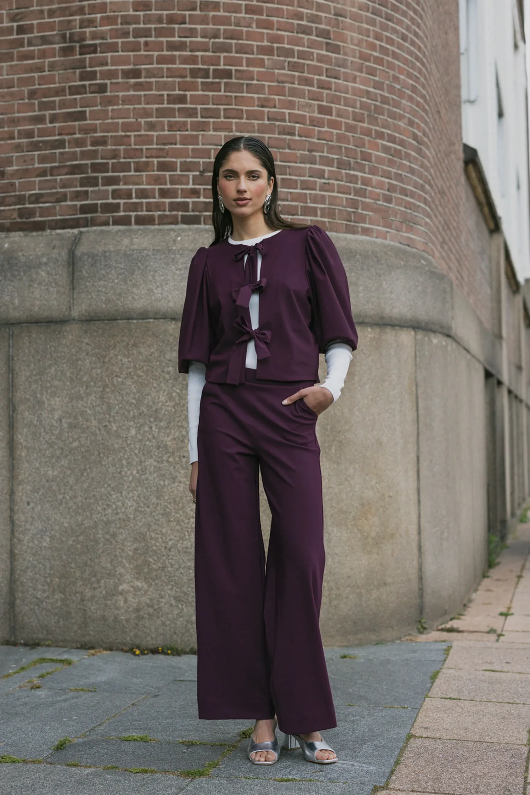 Lexie bonded trousers -|Studio Anneloes Discount