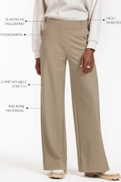 Lexie bonded trousers -|Studio Anneloes Outlet