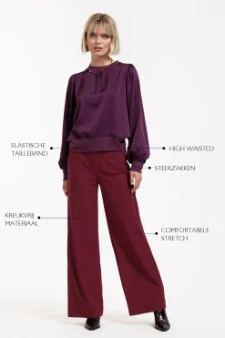 Lexie bonded trousers -|Studio Anneloes New