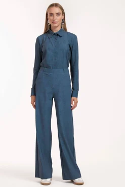 Lexie denim trousers -|Studio Anneloes Sale