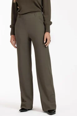 Lexie LONG bonded trousers -|Studio Anneloes Discount