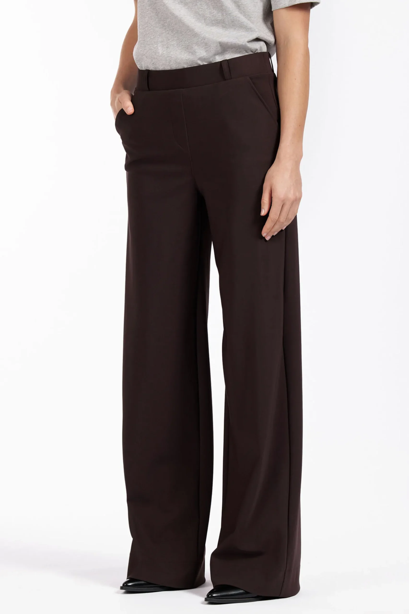 Lexie LONG bonded trousers -|Studio Anneloes Best