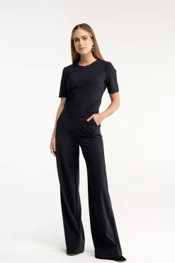 Lexie LONG bonded trousers -|Studio Anneloes Hot