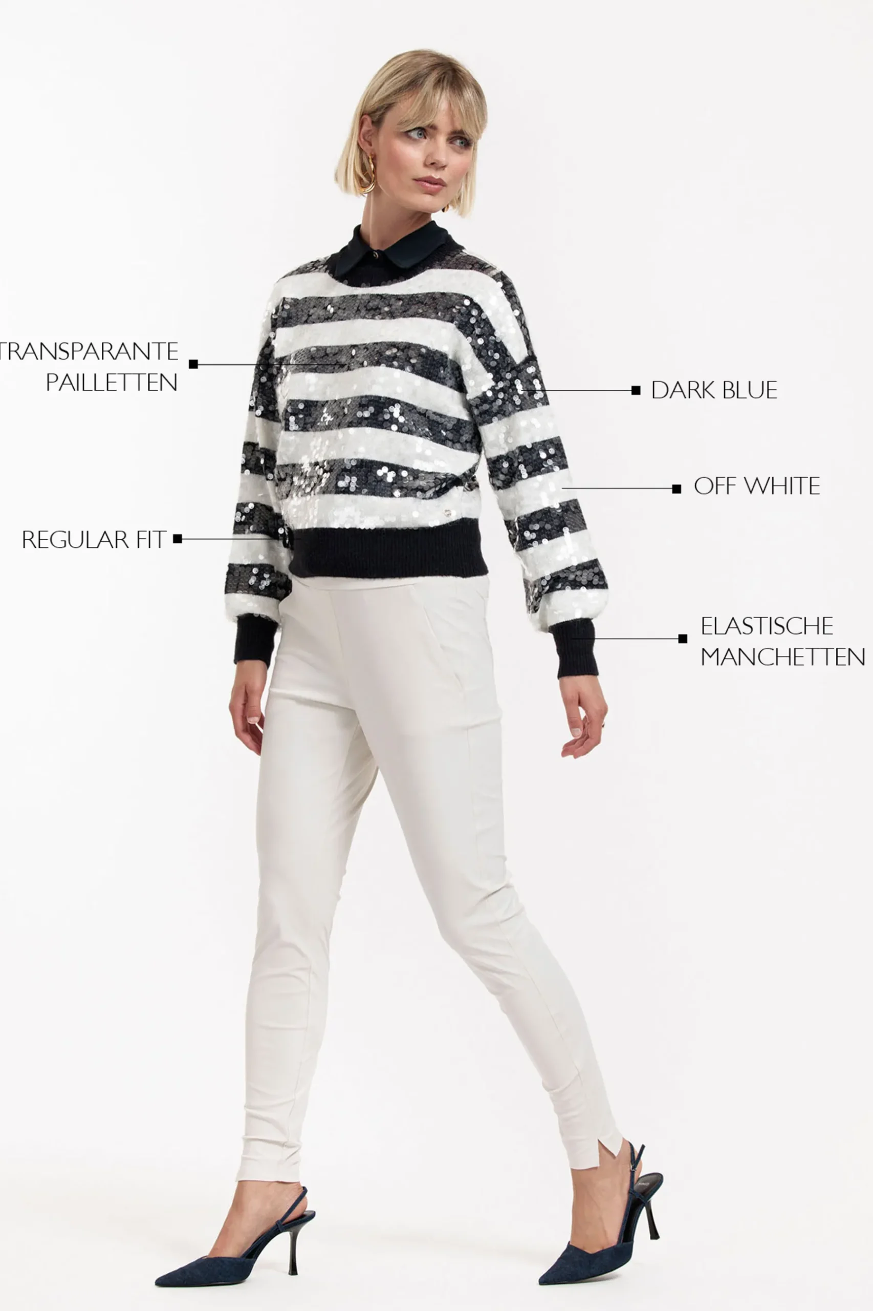 Lilly sequins pullover -|Studio Anneloes Discount