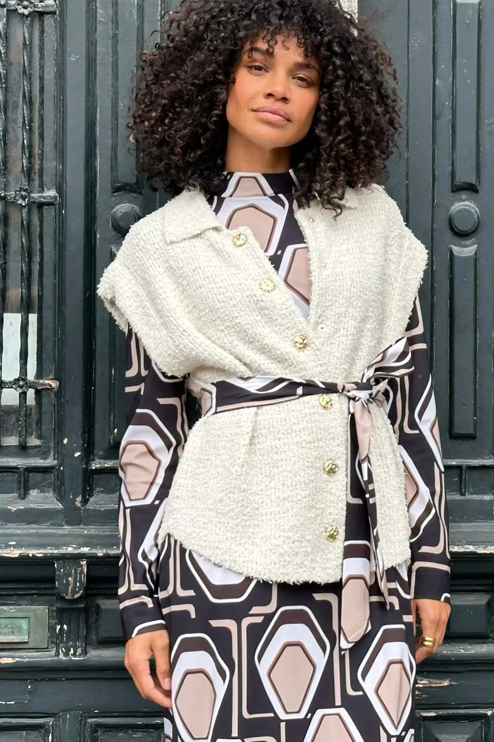 Lotte furry gilet -|Studio Anneloes Sale