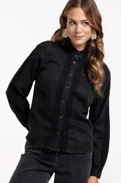 Lourdes denim blouse -|Studio Anneloes Sale