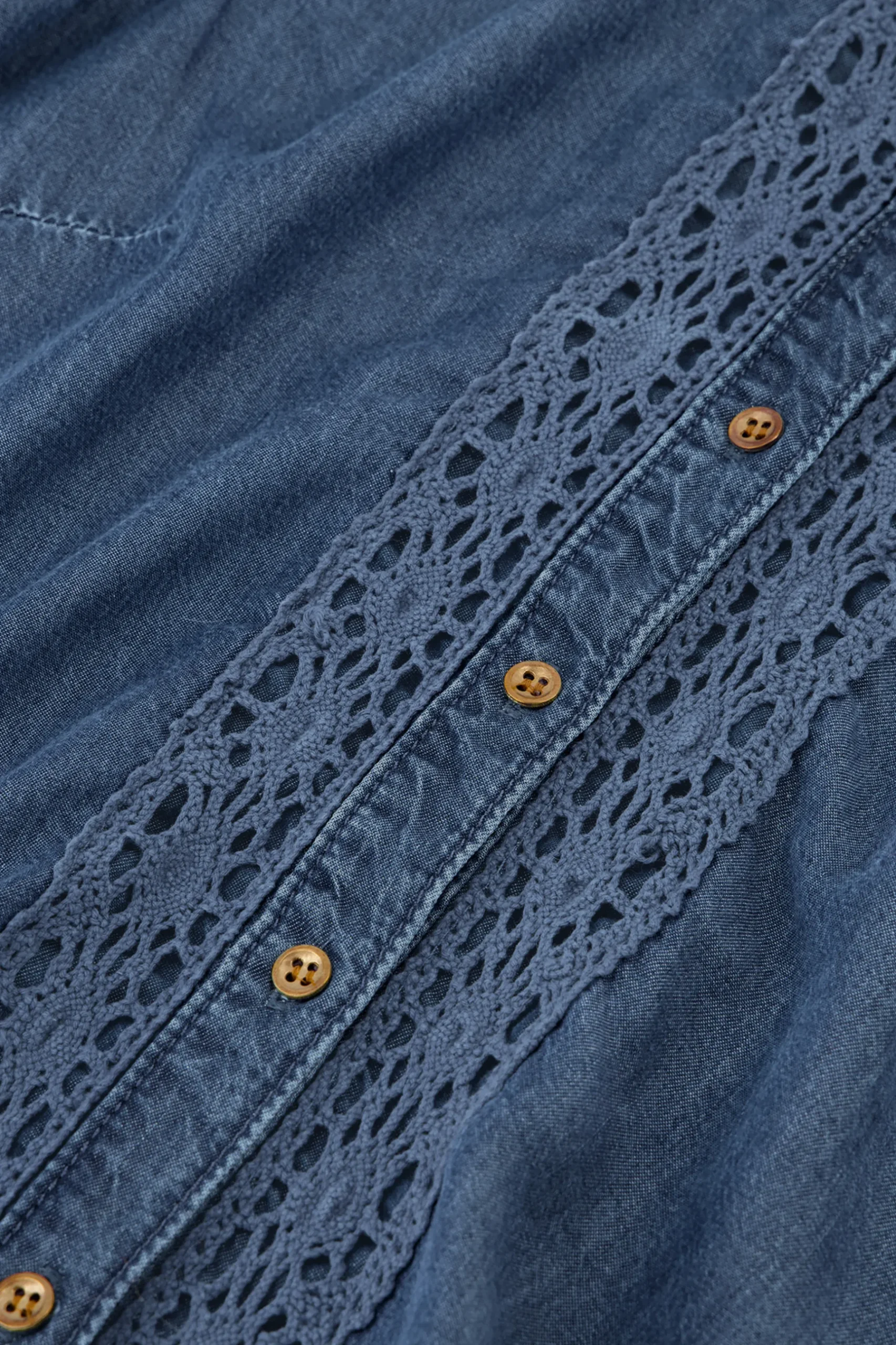Lourdes denim blouse -|Studio Anneloes Sale