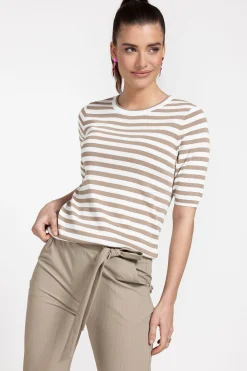 Luna ssl stripe pullover -|Studio Anneloes Clearance