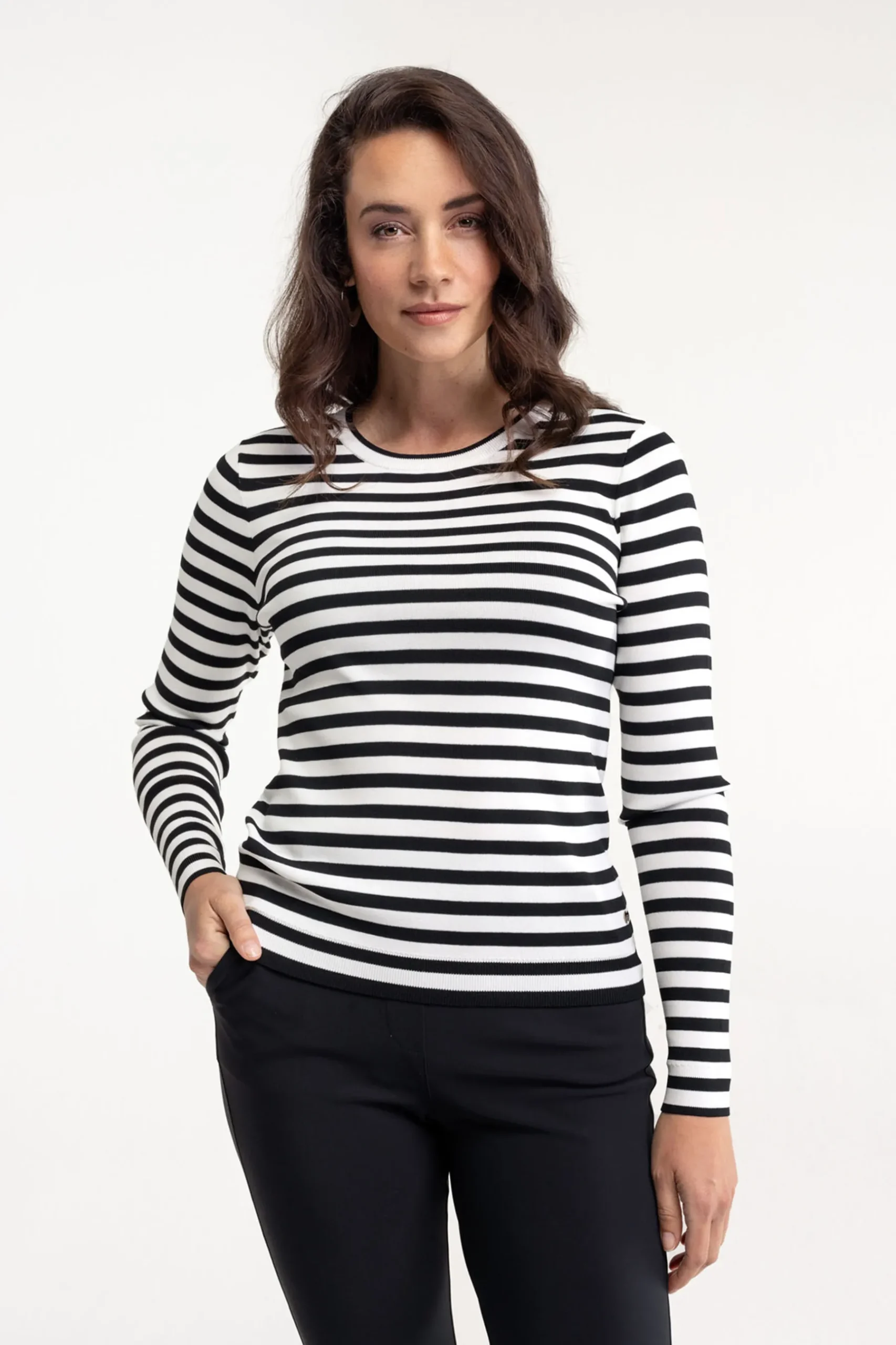 Luna stripe pullover -|Studio Anneloes Online