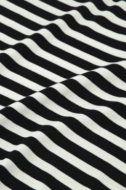 Luna stripe short slv pullover -|Studio Anneloes Hot