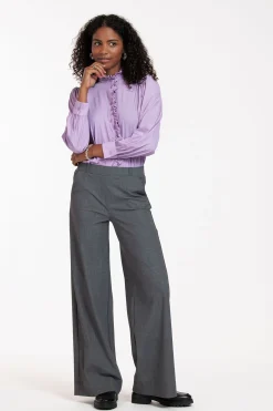 Luz grey melee trousers -|Studio Anneloes Discount