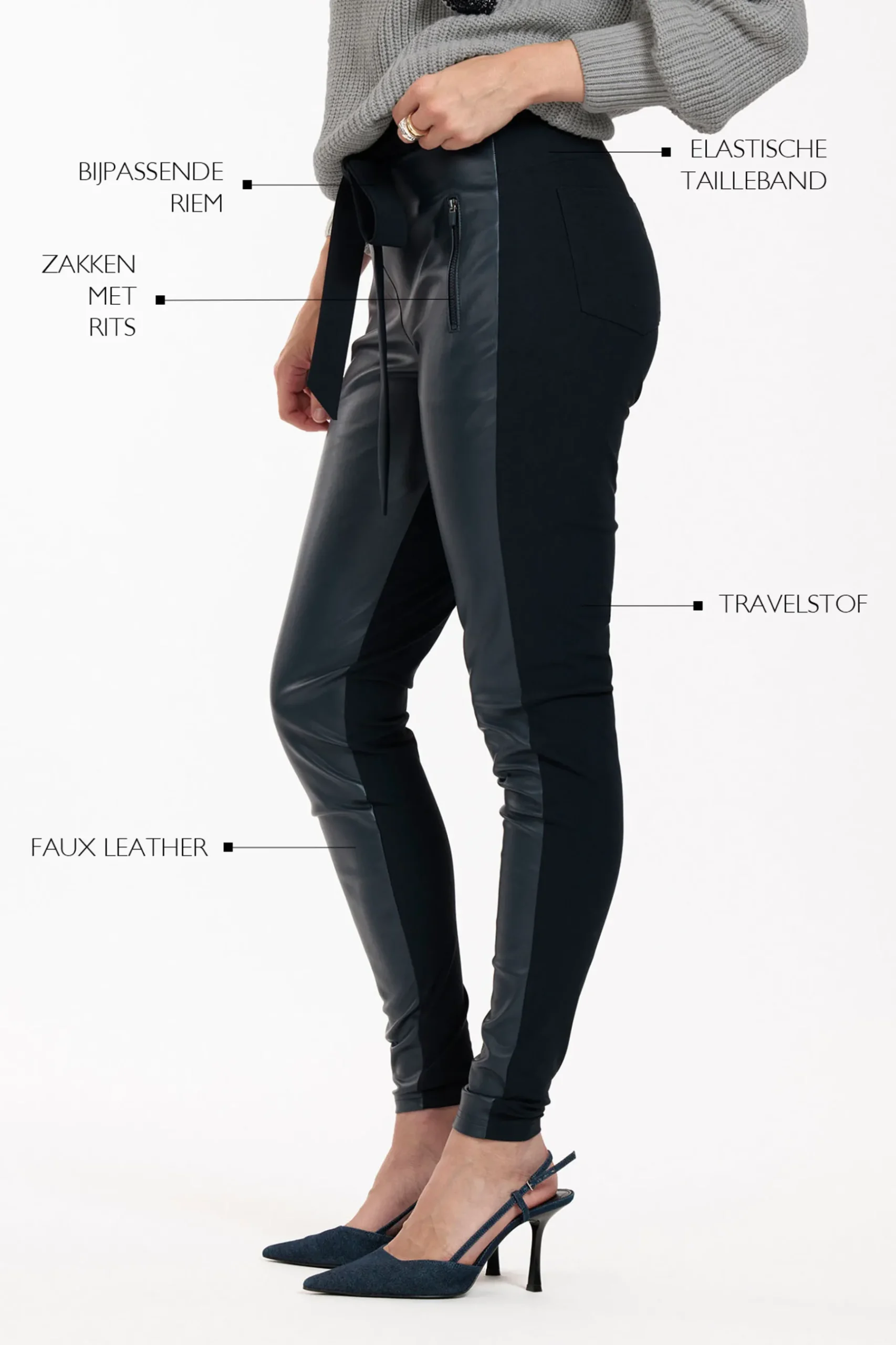 Margot leather trousers -|Studio Anneloes Fashion
