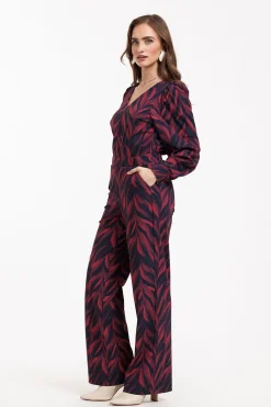 Marilon leaves trousers -|Studio Anneloes Outlet