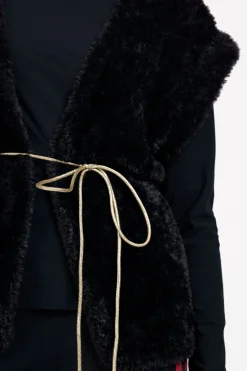Marly fluffy waistcoat -|Studio Anneloes New