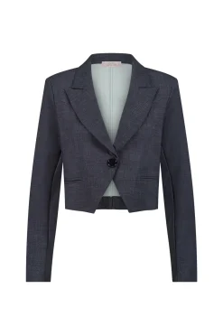 Mavy woven look blazer -|Studio Anneloes Outlet
