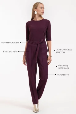 May bonded trousers -|Studio Anneloes Outlet