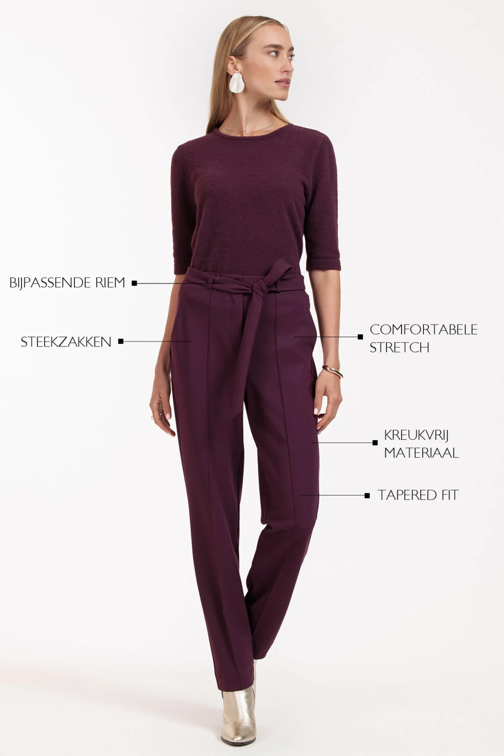 May bonded trousers -|Studio Anneloes Outlet