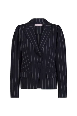 Mirelle gold pinstripe blazer -|Studio Anneloes Best