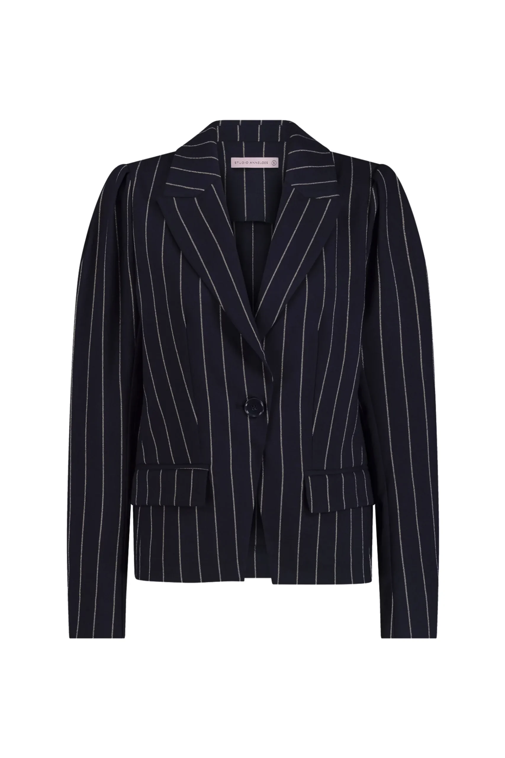 Mirelle gold pinstripe blazer -|Studio Anneloes Best