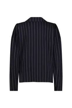 Mirelle gold pinstripe blazer -|Studio Anneloes Best