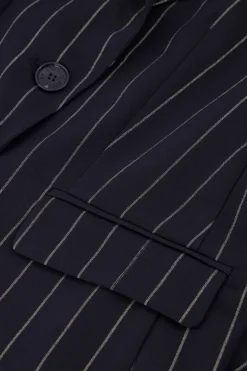 Mirelle gold pinstripe blazer -|Studio Anneloes Best