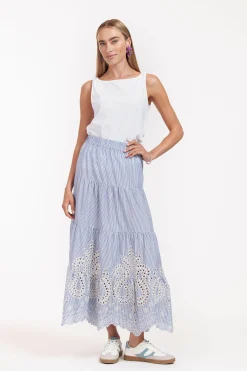 Nola embroidery skirt -|Studio Anneloes Fashion