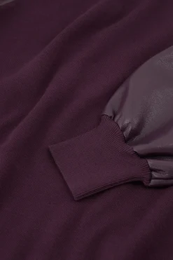 Noortje faux leather pullover -|Studio Anneloes Sale