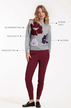 Nour flower pullover -|Studio Anneloes Discount