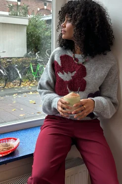 Nour flower pullover -|Studio Anneloes Discount