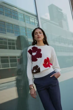 Nour flower pullover -|Studio Anneloes Sale