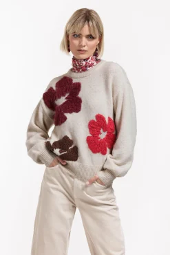 Nour flower pullover -|Studio Anneloes Sale