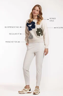 Nour flower pullover -|Studio Anneloes New