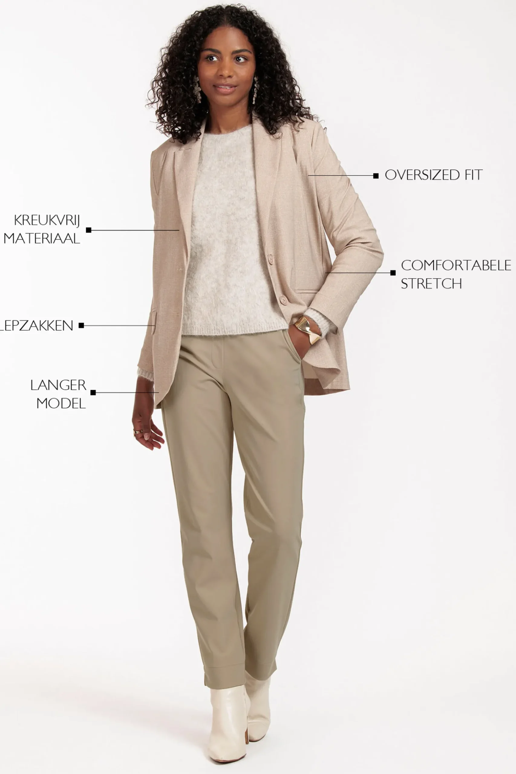 Opal structure blazer -|Studio Anneloes Hot