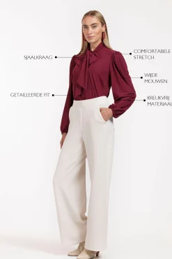 Poppy bow blouse -|Studio Anneloes Hot